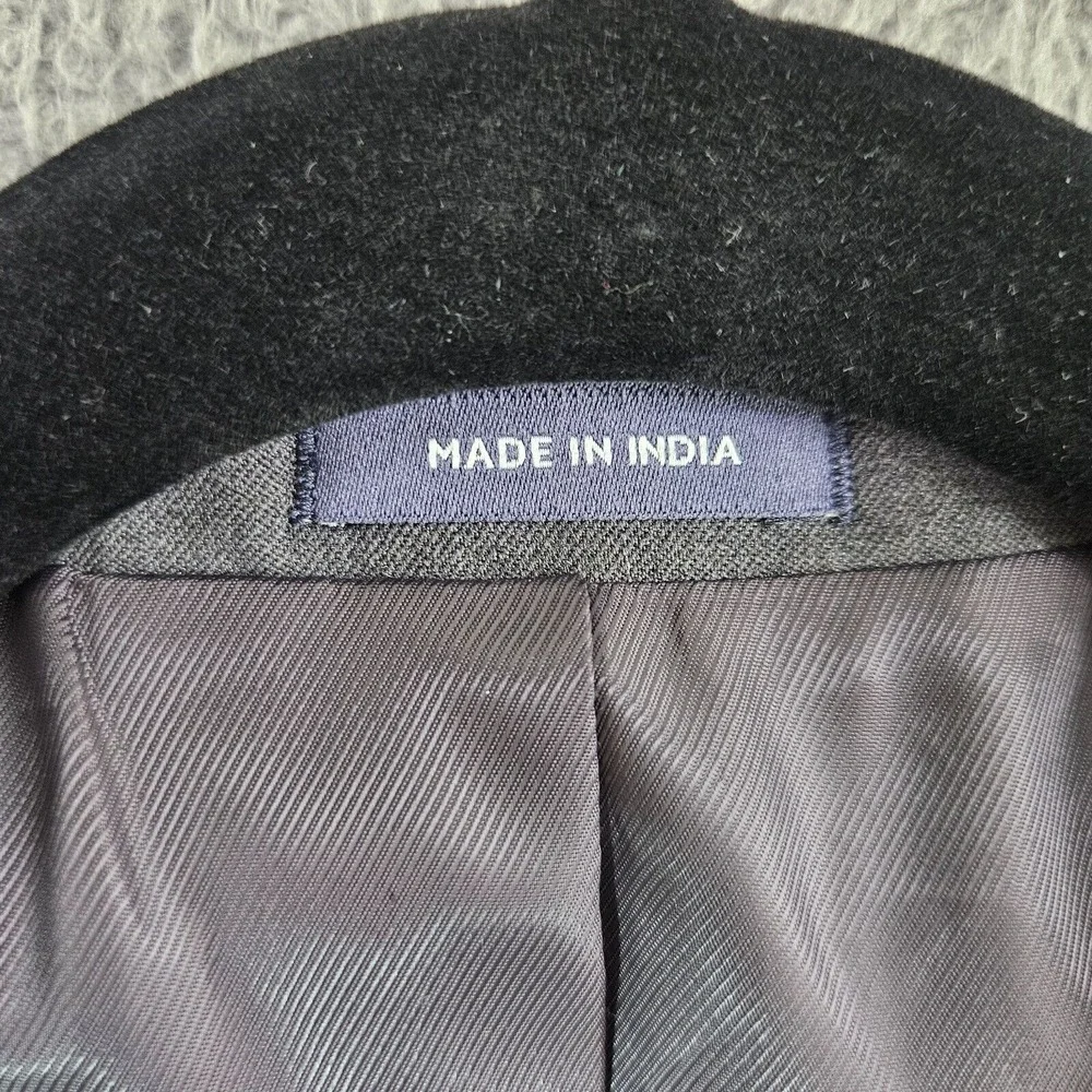 Stafford 2PCs Suit Blazer Men 42L Pants 38x29 Classic‎ Fit Wool Blend Gray